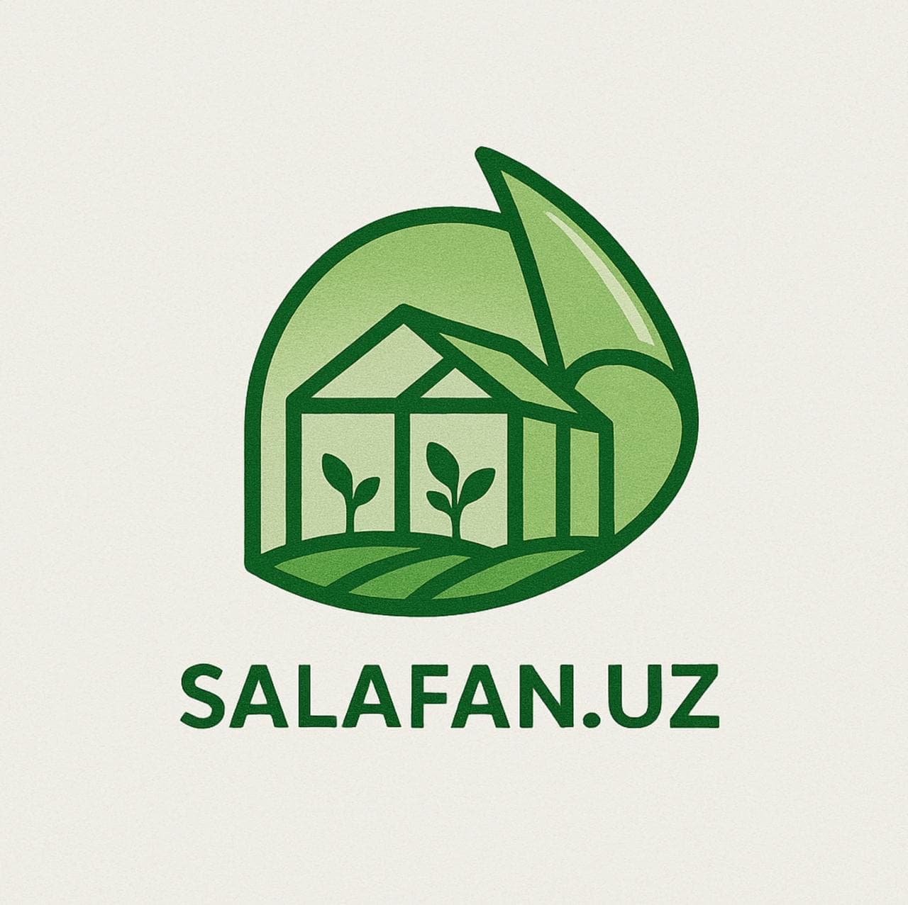 Greenhouse interior with Salafan cellophane